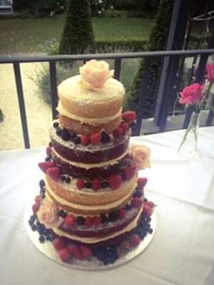 Naked Wedding Cake - £300