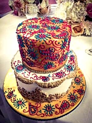 Mehndi Cake 1