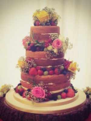 Naked Wedding Cake - £300