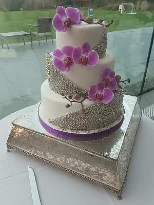 Pearls & Pearls with Orchids - £335