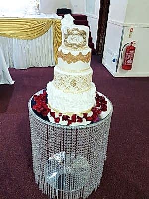 Bollywood White & Gold - £365