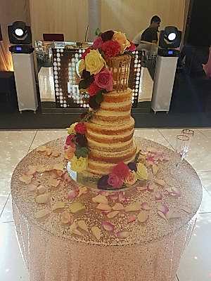 Semi-Naked Wedding Cake - £425