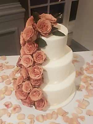 Cascading Fresh Blooms - £305
