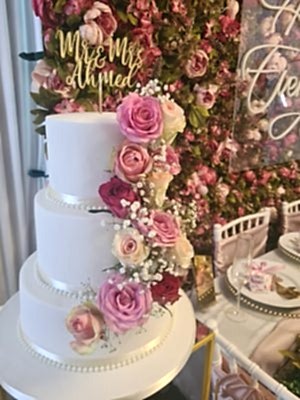 Cascading Seasonal Blooms - £280