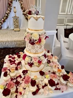 Gold Stencilling & Embellishments - £315