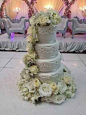 White on White Fresh Flowers - £420