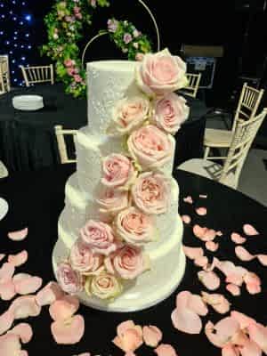 Pink Forals and Stencilling - £340