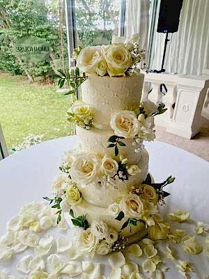 Intricate Ivory stencilling - £375