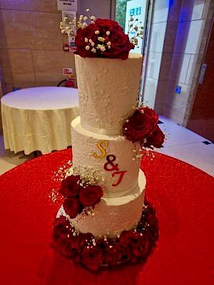 Extra Tall Red on White - £380